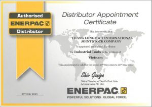 Thăng Long P&T là đại lý chính hãng của Enerpac